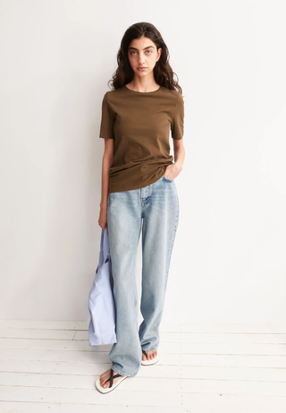 Lualaa Linen Blend T-Shirt