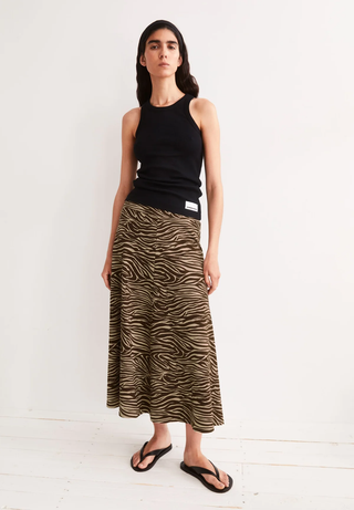 Ileniaa Laraa Zebra Print Skirt