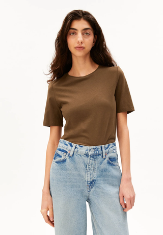 Lualaa Linen Blend T-Shirt