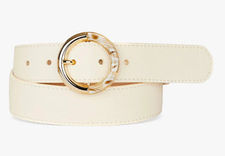 Julita Belt in Marble Nappa