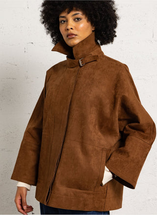 Dido Oversized Suede Jacket