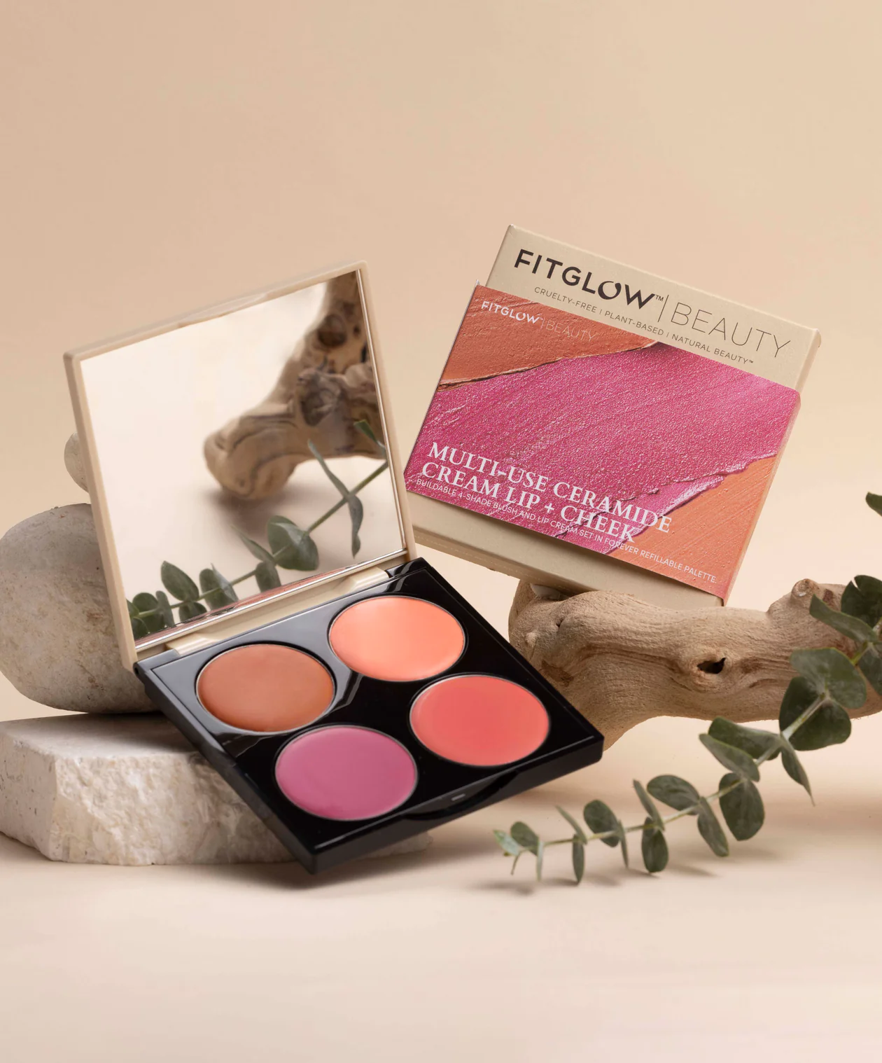 Multi-Use Ceramide Cream Lip + Cheek Palette