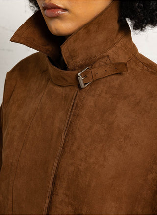 Dido Oversized Suede Jacket
