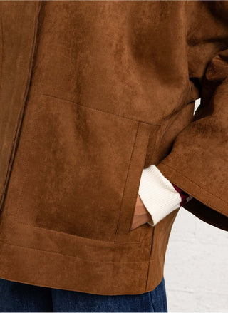 Dido Oversized Suede Jacket