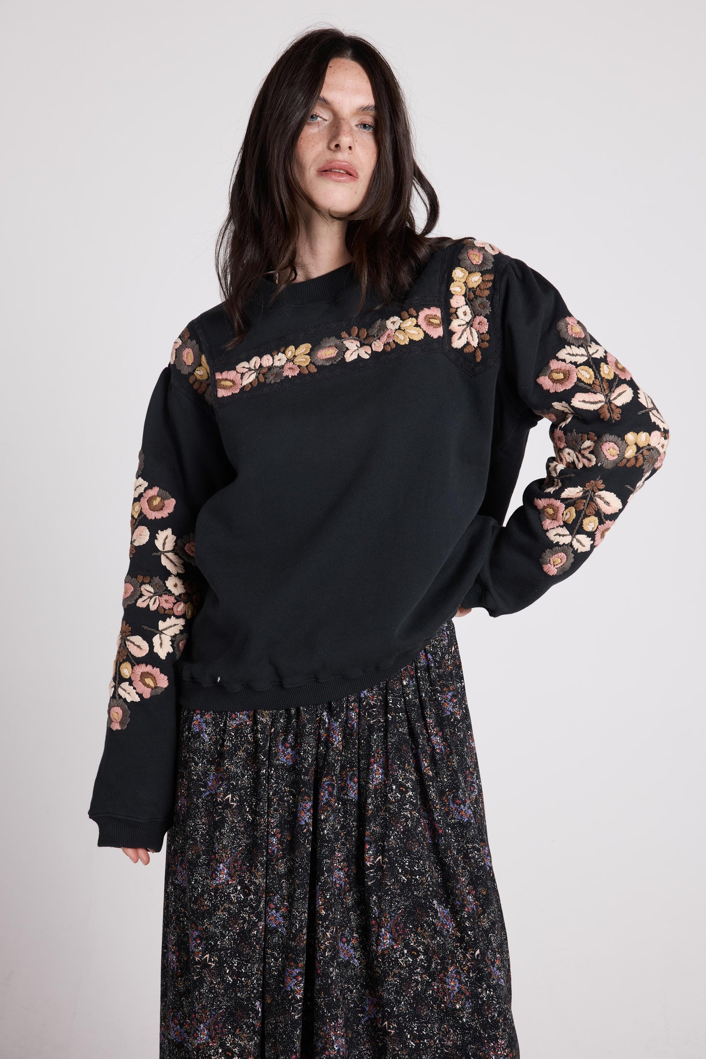 Istoire Sweatshirt in Anthracite