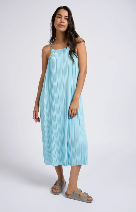 Jersey Plisse Dress