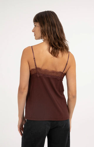 Jersey Singlet in Bitter Chocolate