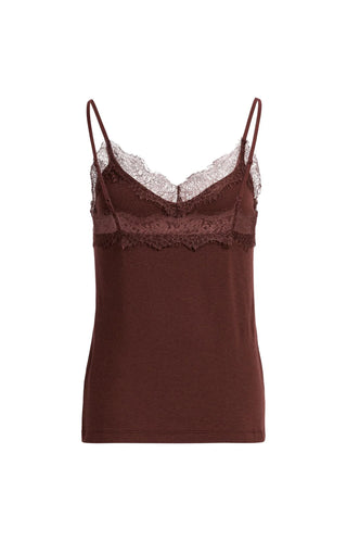 Jersey Singlet in Bitter Chocolate