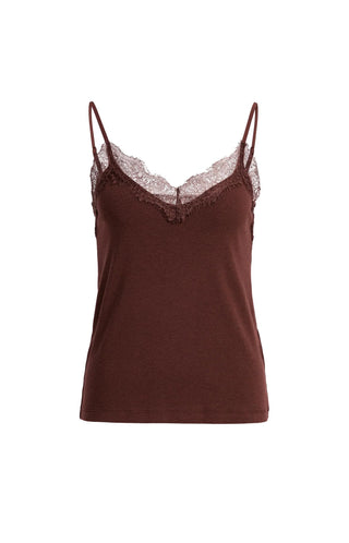 Jersey Singlet in Bitter Chocolate