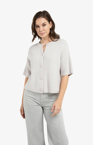 Cardigan with Wide Short Sleeve