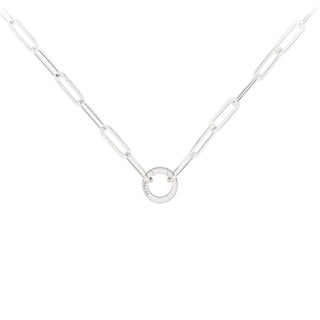 Large Paperclip Chain with Talisman Clip