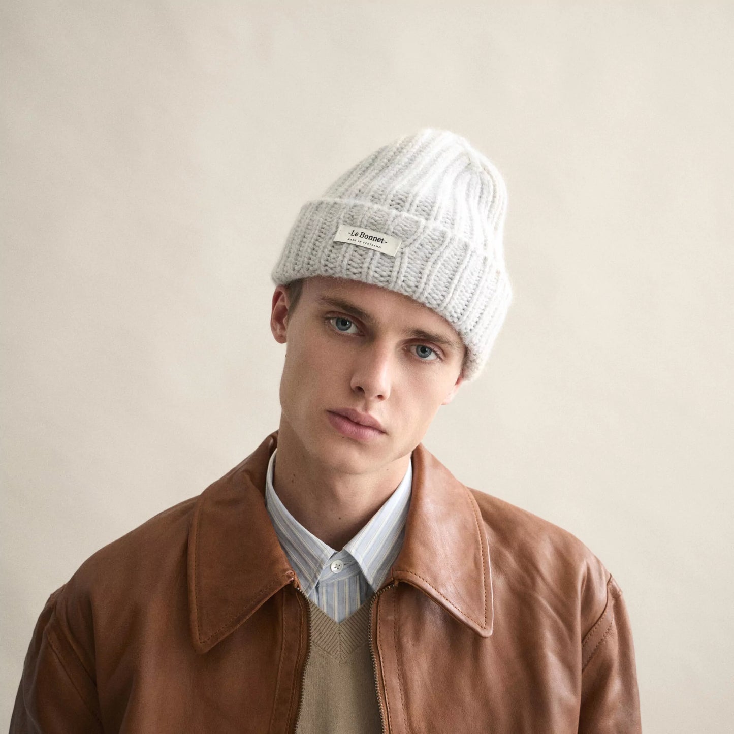 Logo Beanie in Irridescent