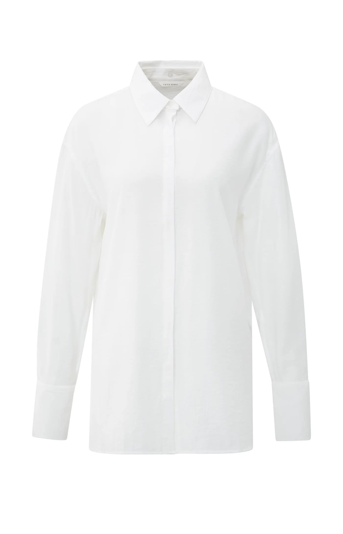 Long Shirt With Removable Collar