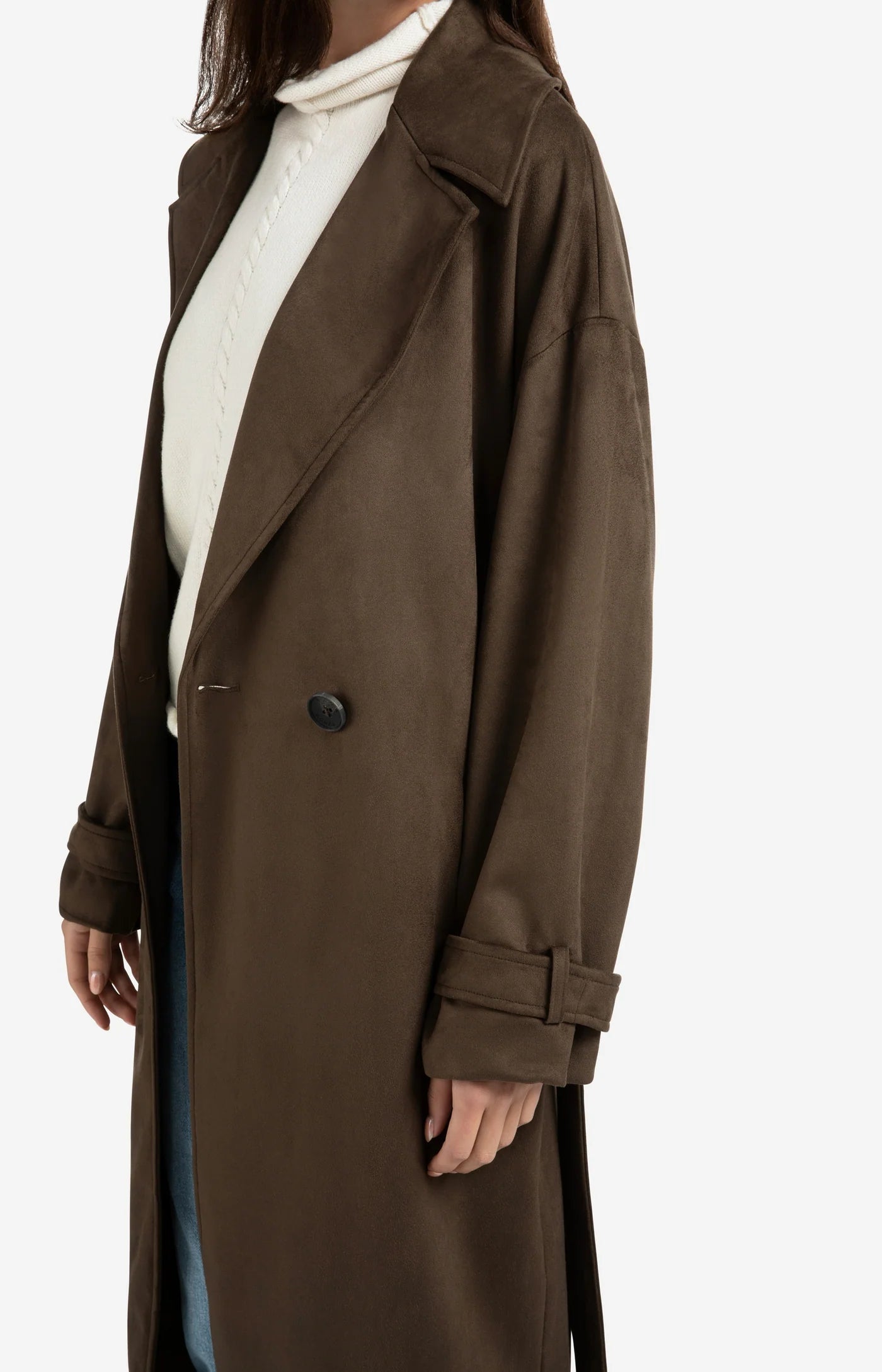 Long Suedine Coat