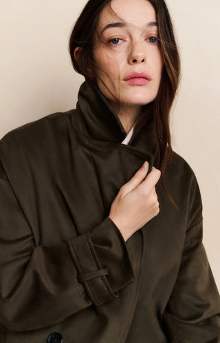 Long Suedine Coat