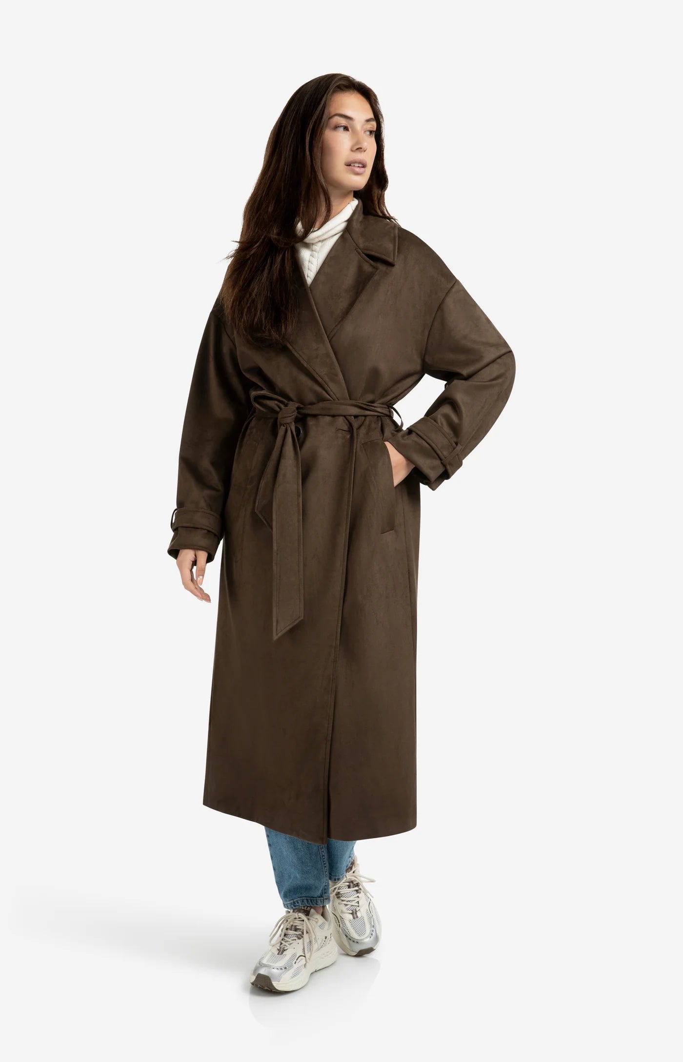 Long Suedine Coat