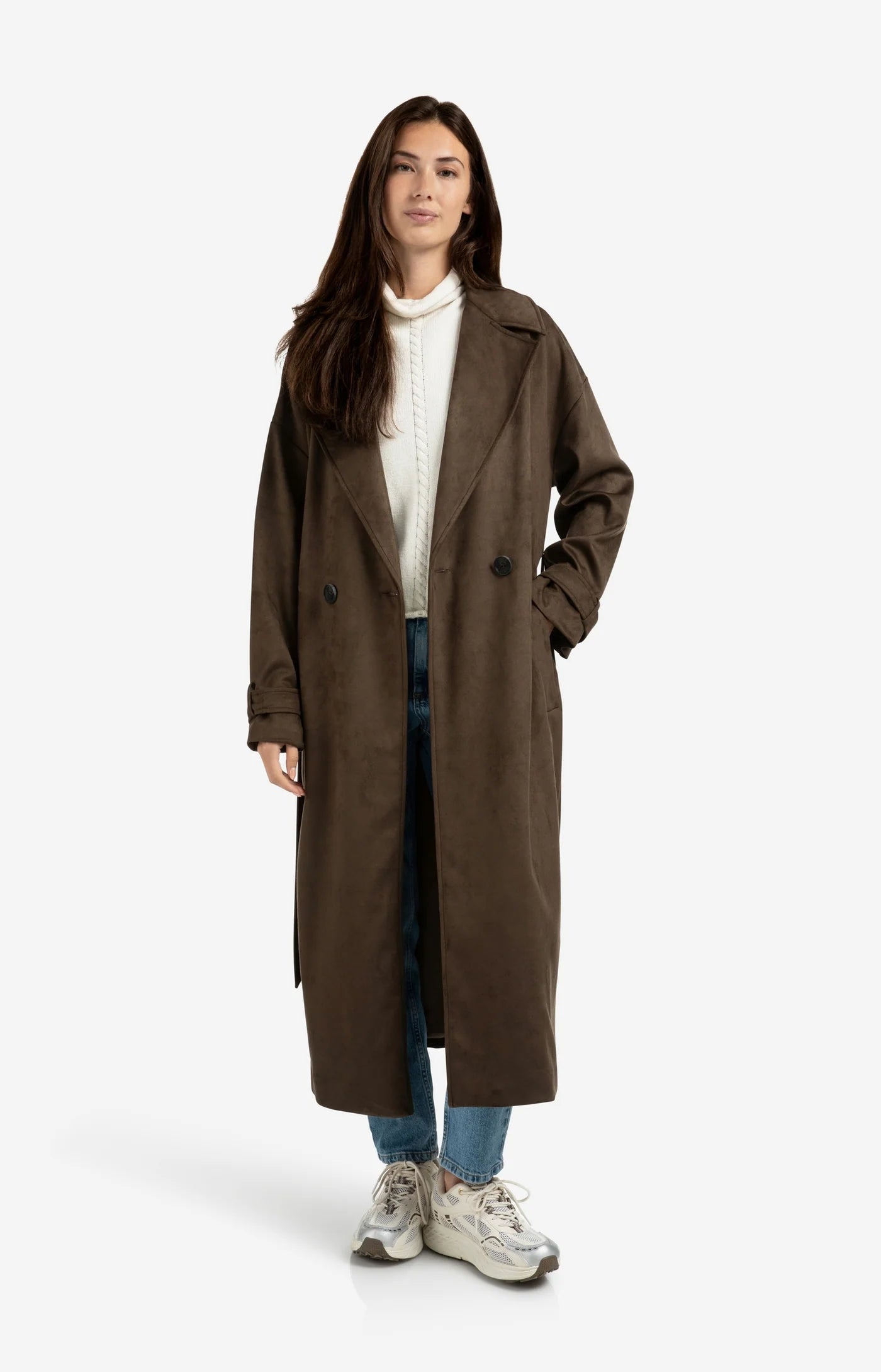 Long Suedine Coat