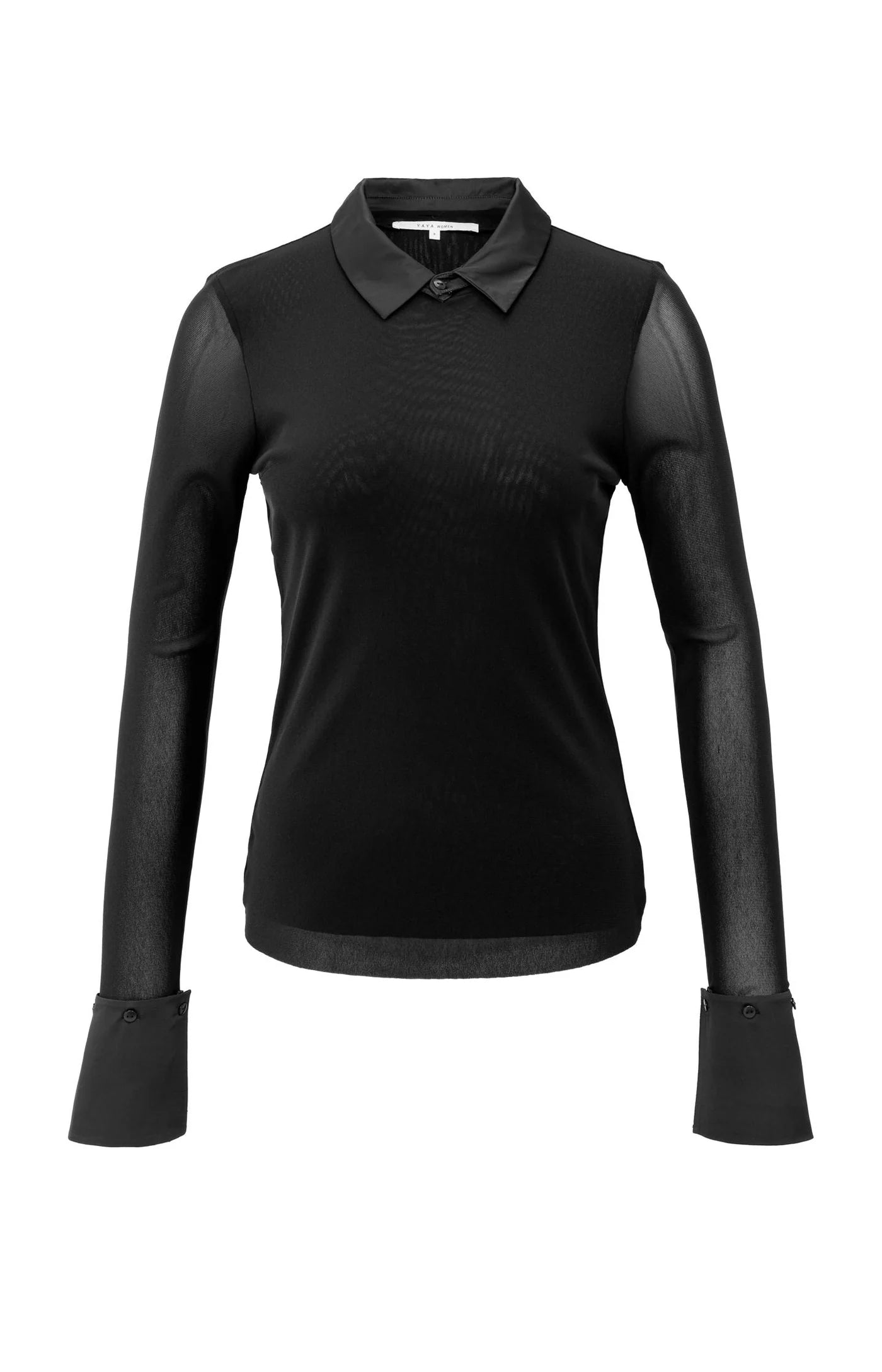 Mesh Top with Removable Cuffs & Collar