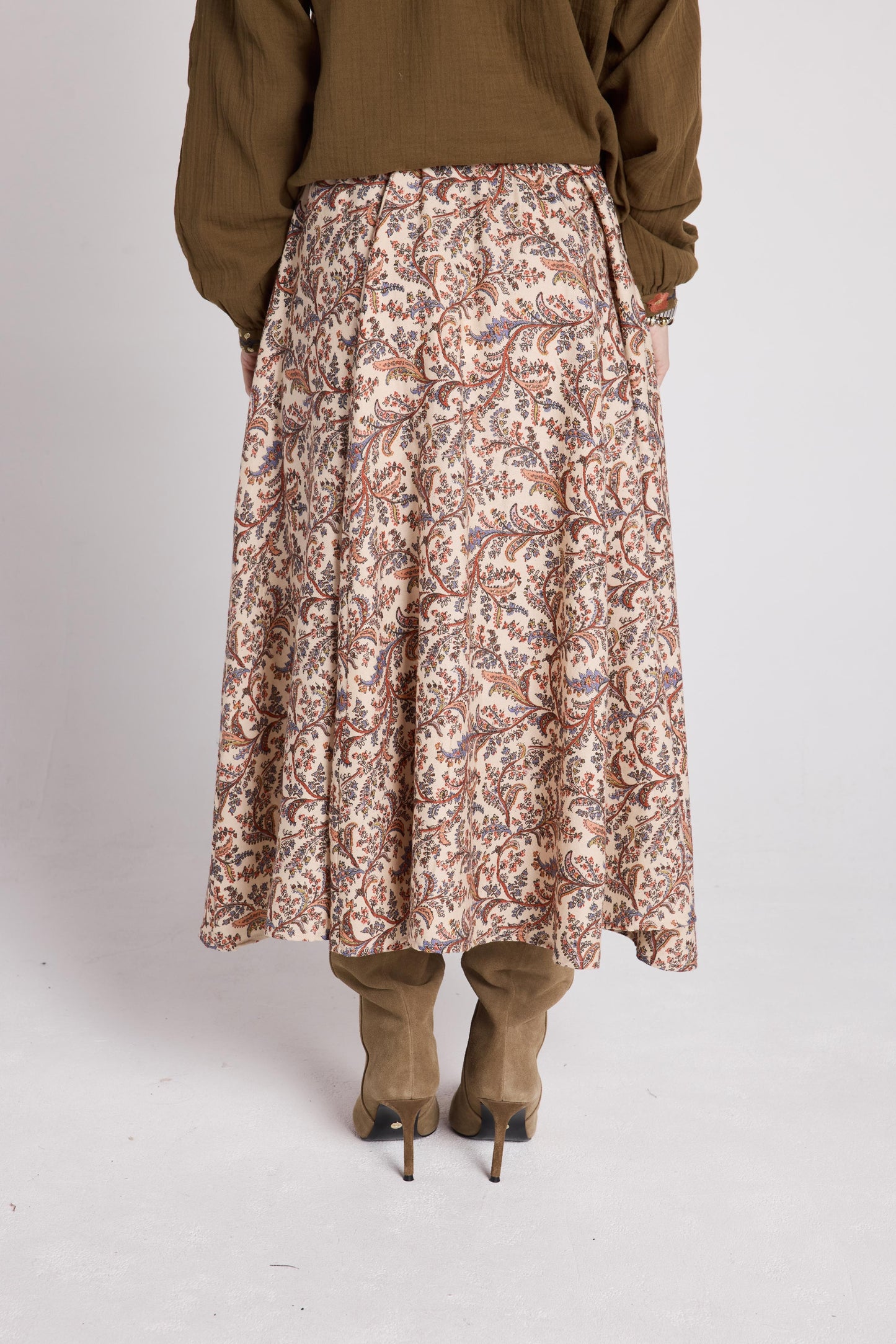 Nathalie Skirt in Print Organdi