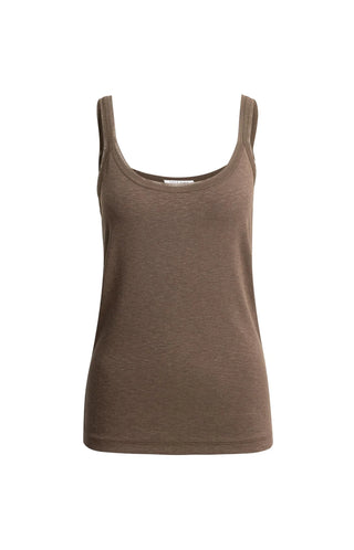 Ribbed Singlet with Mesh Details