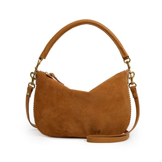 Petit Moyen Messenger - Suede w/ Whipstitch