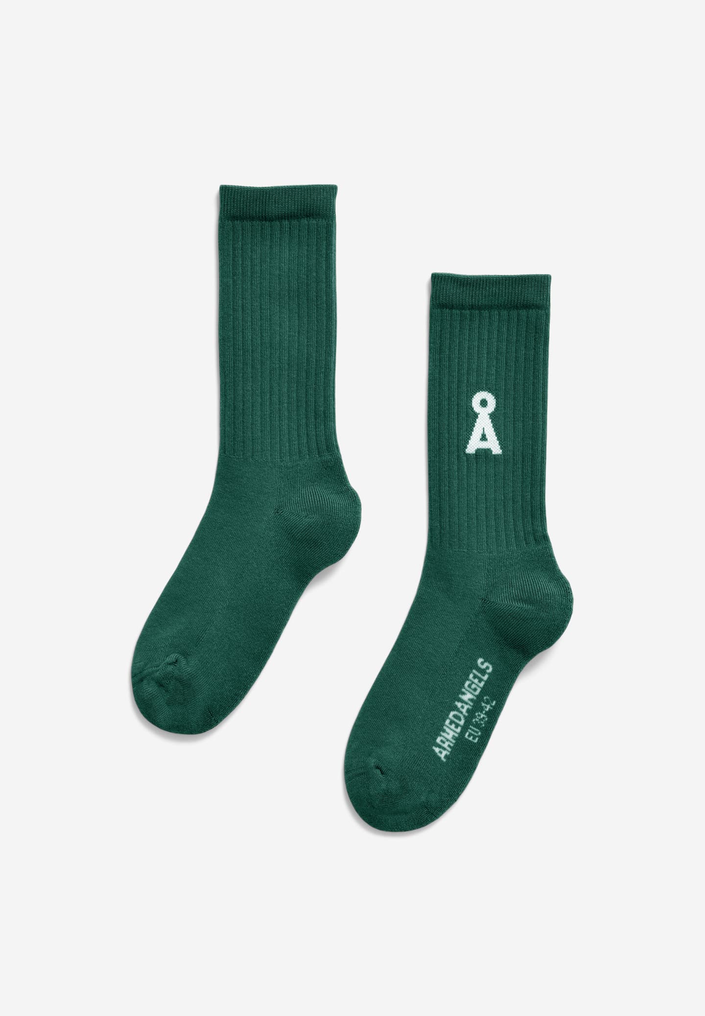 Saamus Bold Socks in Emerald Green