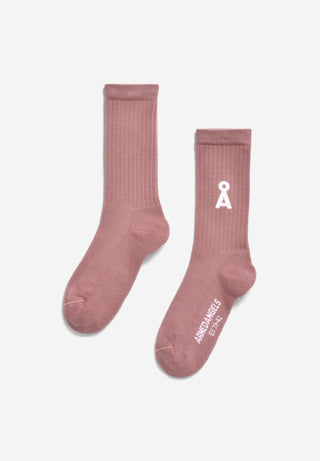 Saamus Bold Socks in Light Berry