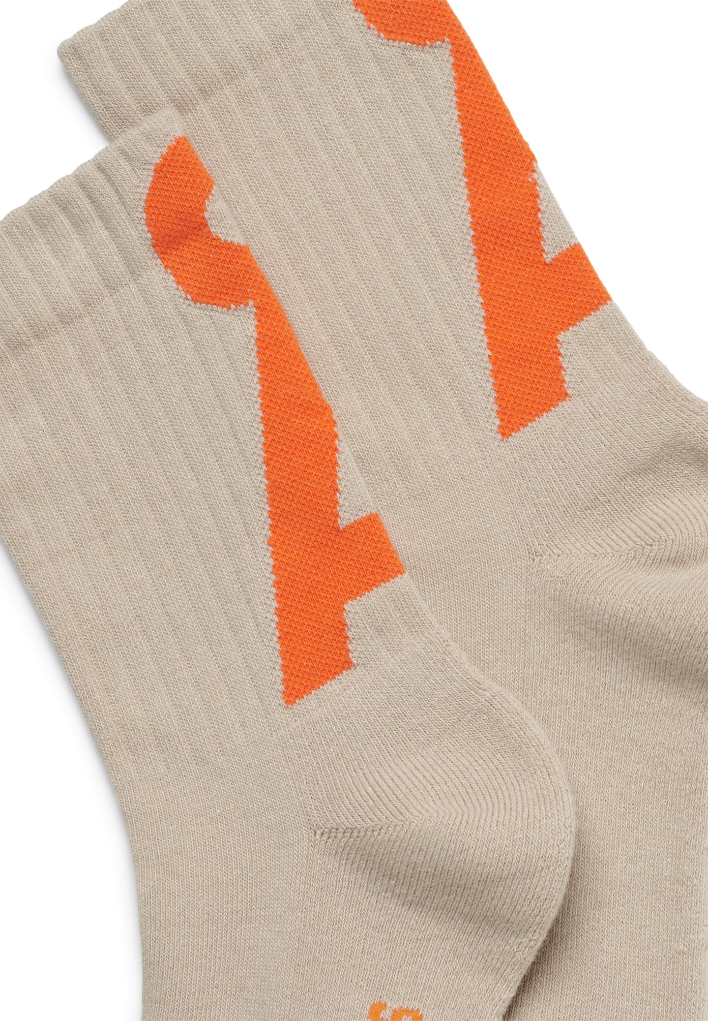 Saamus Short Socks in Sandstone-Sunset Orange