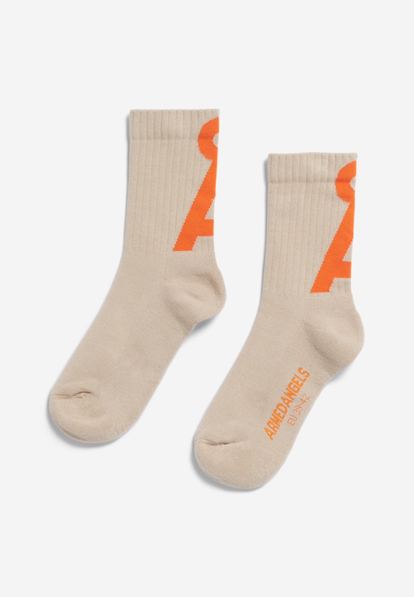 Saamus Short Socks in Sandstone-Sunset Orange