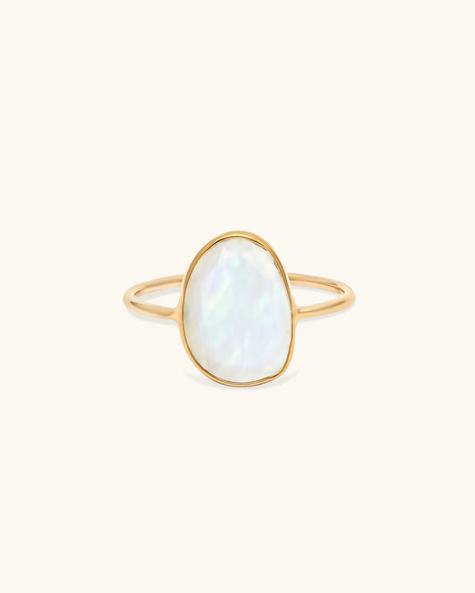 Selena Slice Moonstone Ring