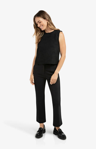 Sleeveless Top with Bow at Back