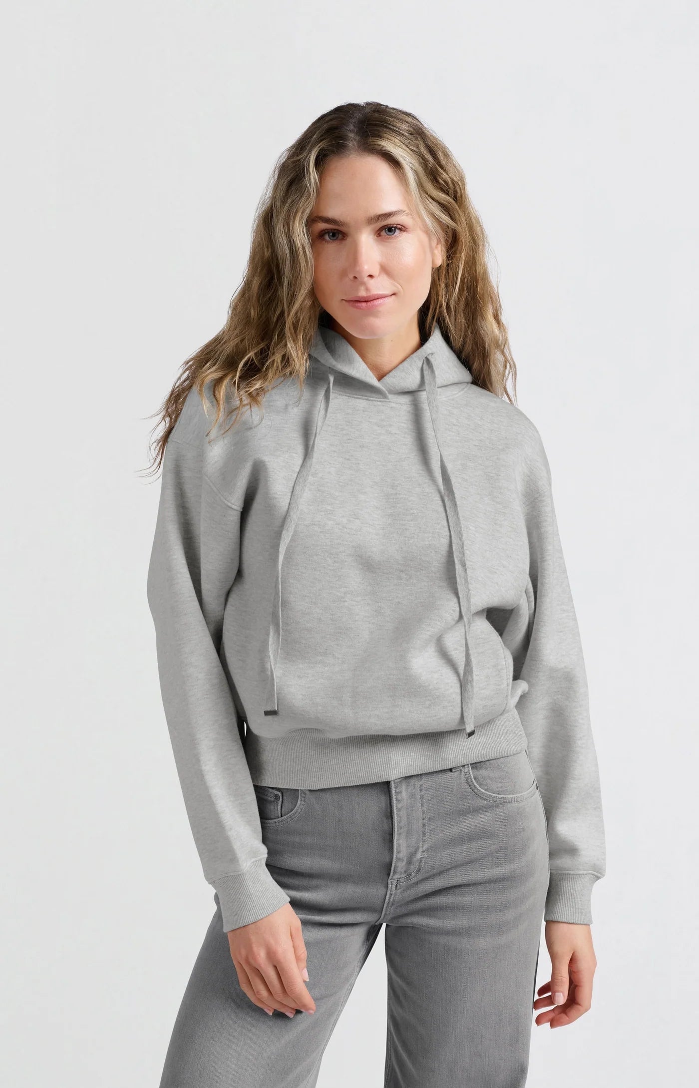 Soft hoodie with cords