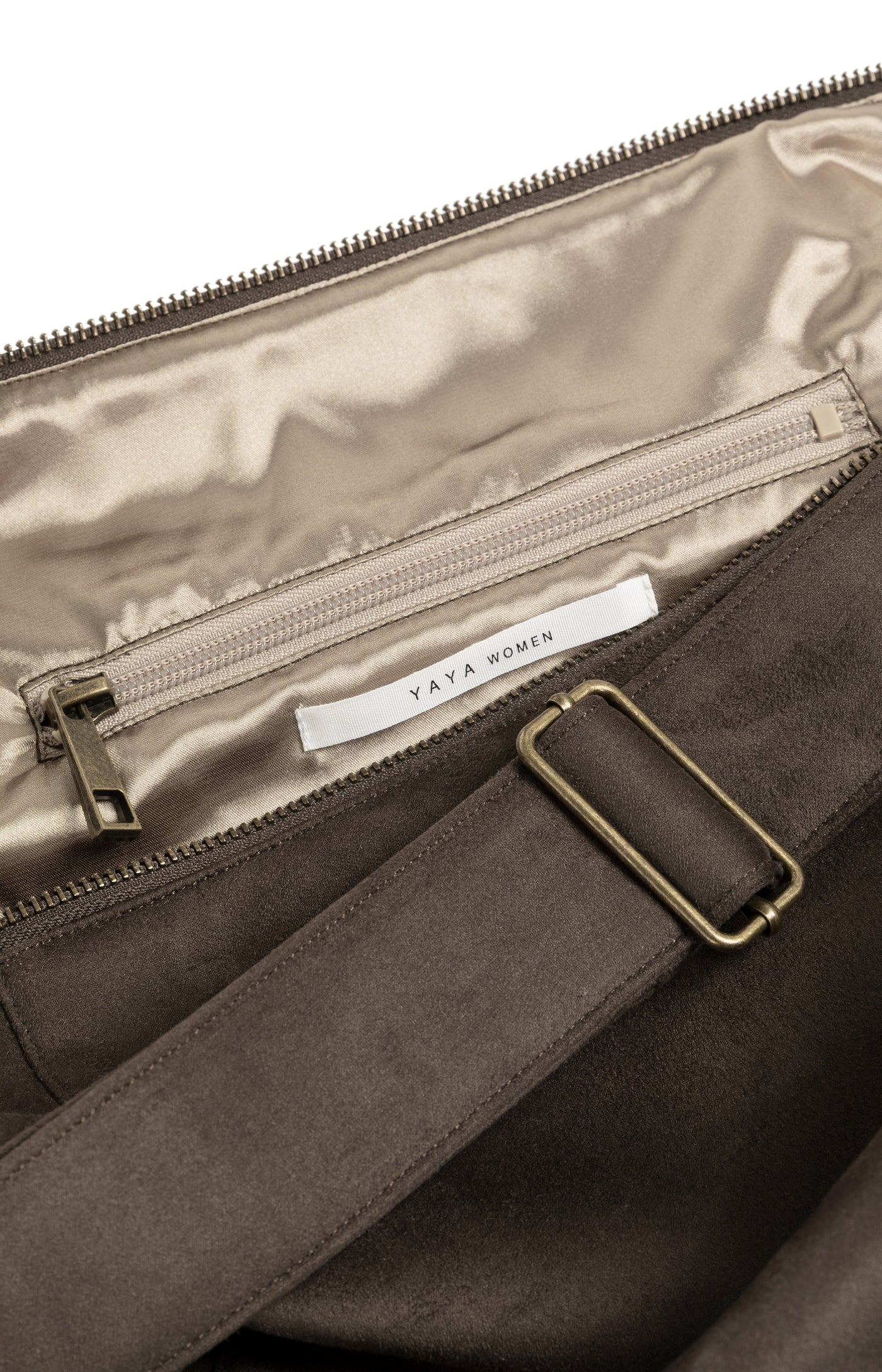 Cross Body Bag in Suedine