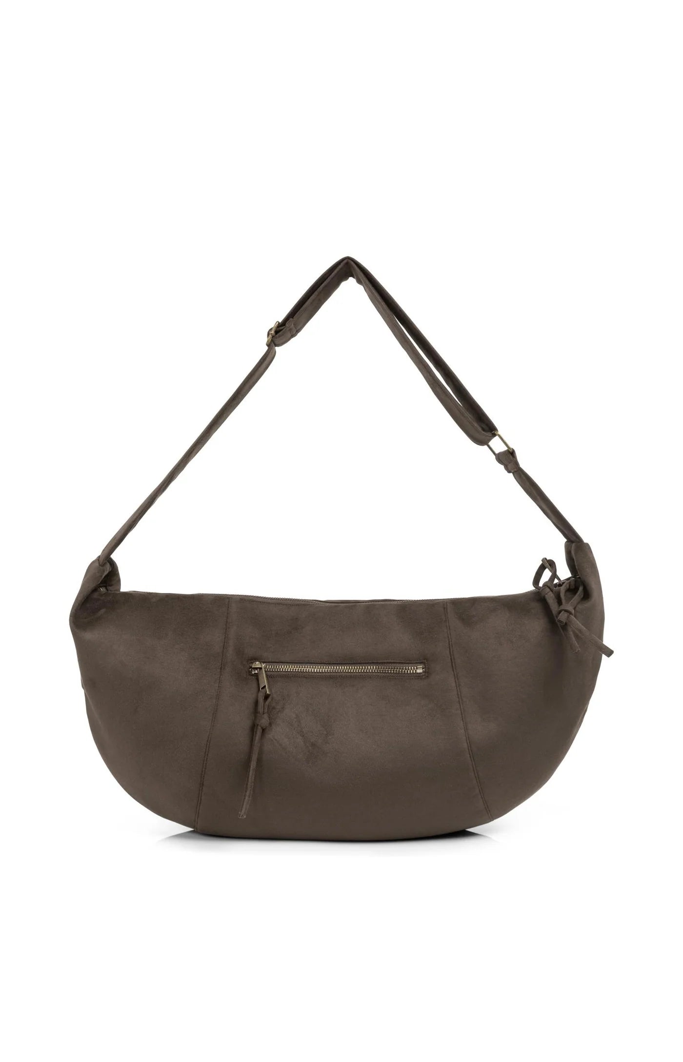 Cross Body Bag in Suedine