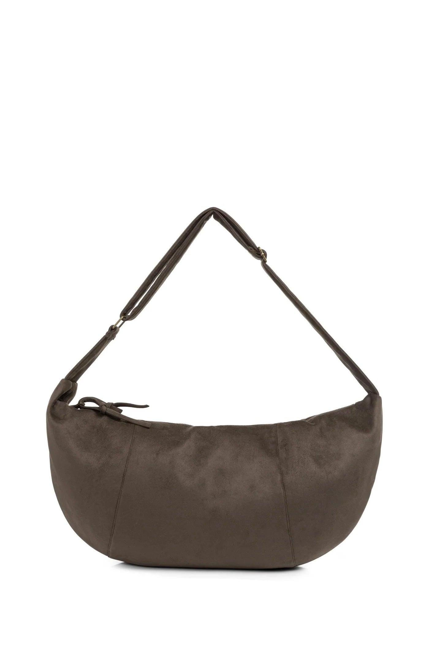 Cross Body Bag in Suedine