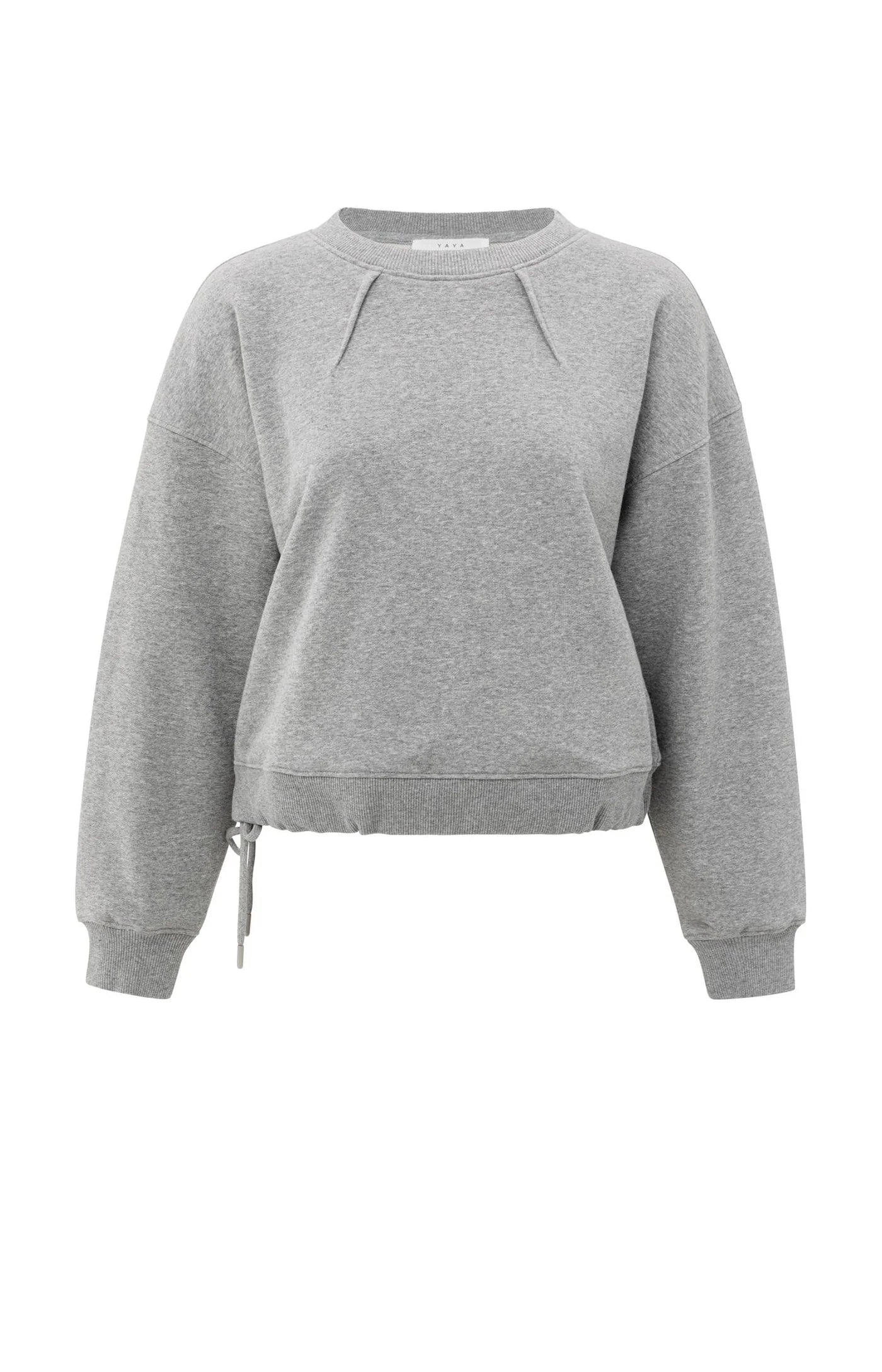Sweatshirt with Pleat Detail