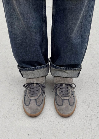 TB.490 Club Suede Leather Sneaker in Suede Dark Grey