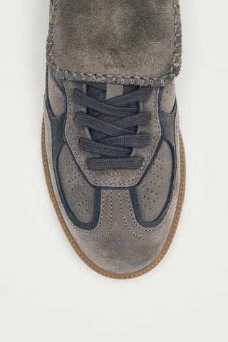 TB.490 Club Suede Leather Sneaker in Suede Dark Grey