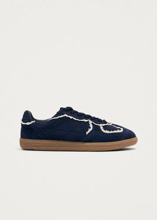 TB.490 Crochet Leather Sneaker in Navy