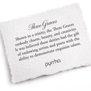 Three Graces Talisman Necklace - Bronze