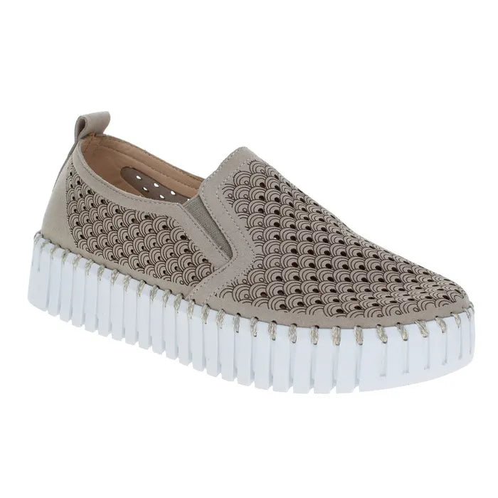 Tulip Platform Slip On - Smoked Pearl
