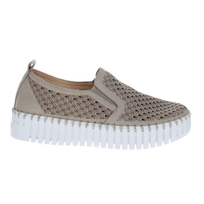 Tulip Platform Slip On - Smoked Pearl