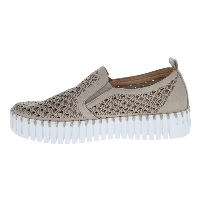 Tulip Platform Slip On - Smoked Pearl