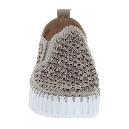 Tulip Platform Slip On - Smoked Pearl