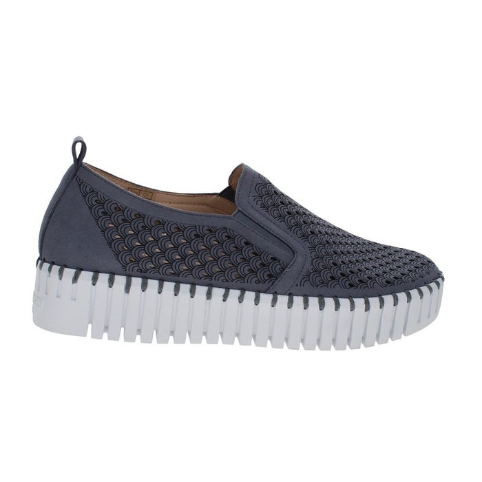 Tulip Platform Slip On - Blue