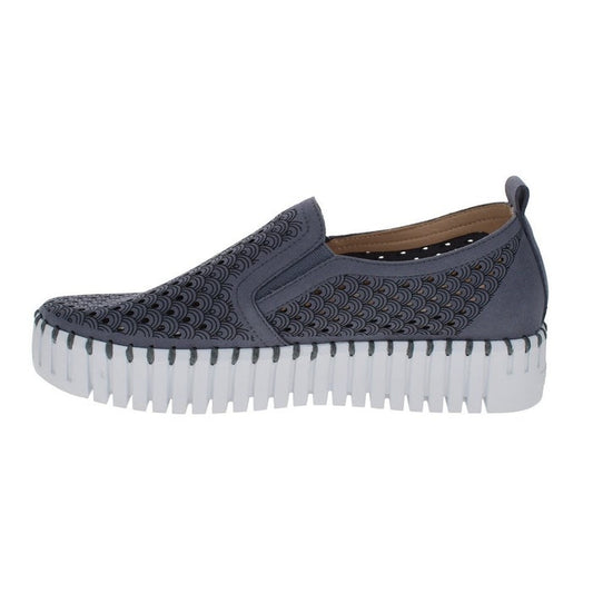Tulip Platform Slip On - Blue