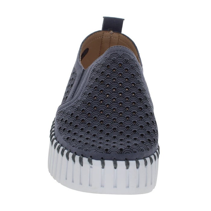 Tulip Platform Slip On - Blue