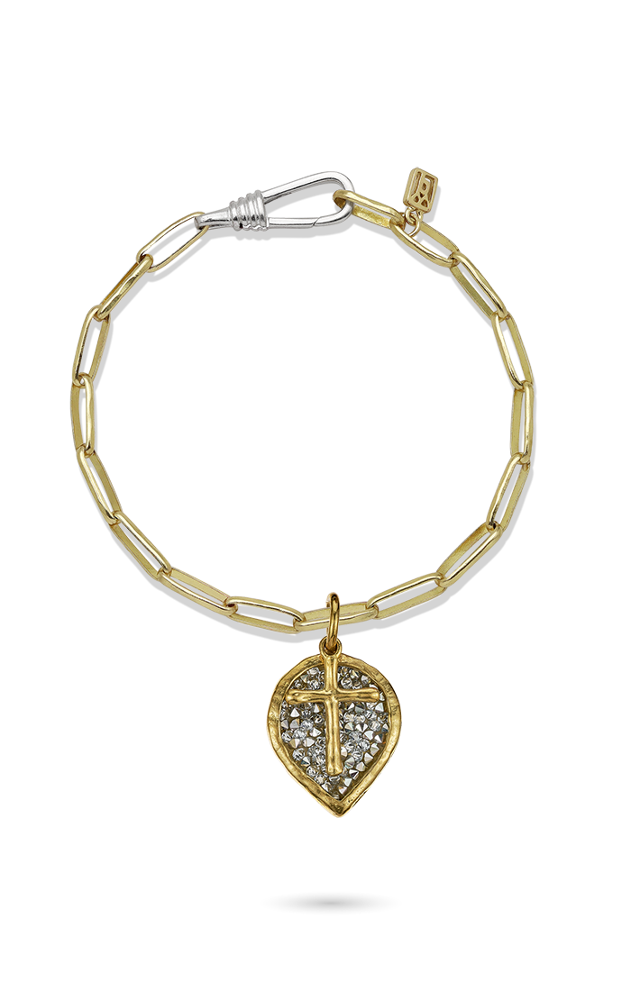 Lotus Cross Kristal  Bracelet