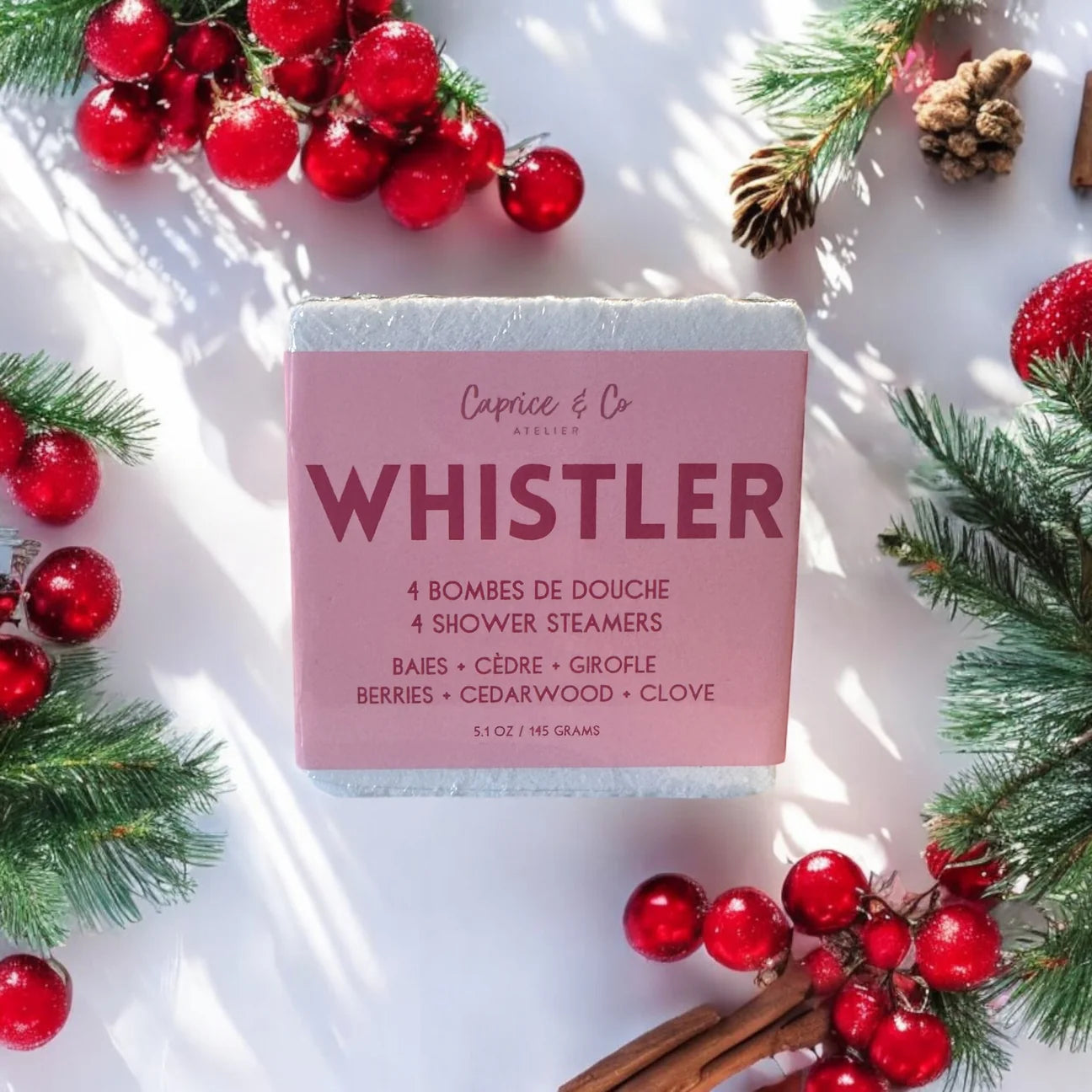 Whistler Berries, Cedarwood & Clove Shower Steamer