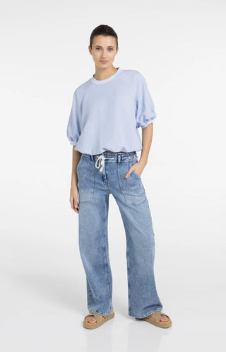 Woven balloon t-shirt